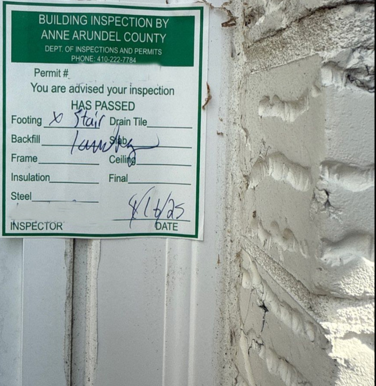 Permit Sticker Pass  Anne Arundel County Maryland